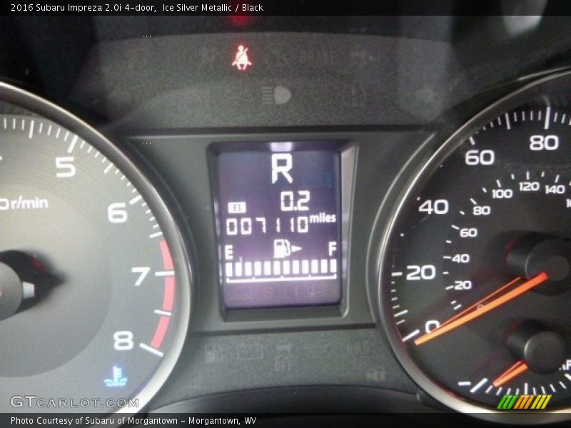 Ice Silver Metallic / Black 2016 Subaru Impreza 2.0i 4-door