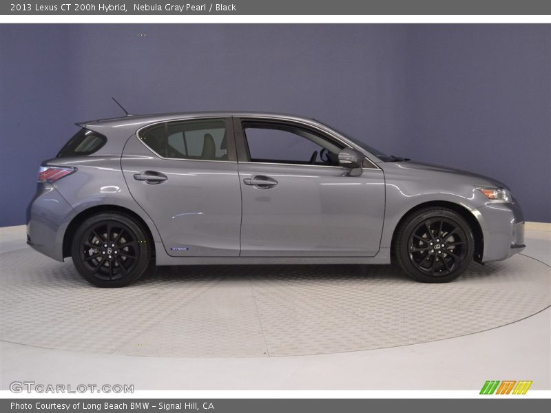 Nebula Gray Pearl / Black 2013 Lexus CT 200h Hybrid