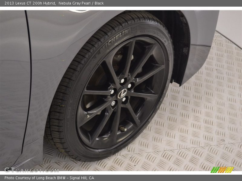 Nebula Gray Pearl / Black 2013 Lexus CT 200h Hybrid