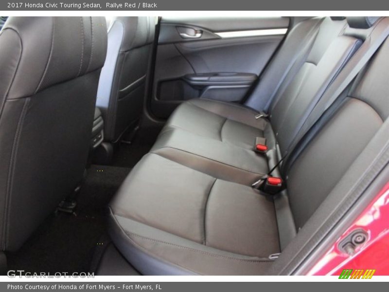 Rear Seat of 2017 Civic Touring Sedan