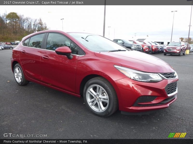 Cajun Red Tintcoat / Jet Black 2017 Chevrolet Cruze LT