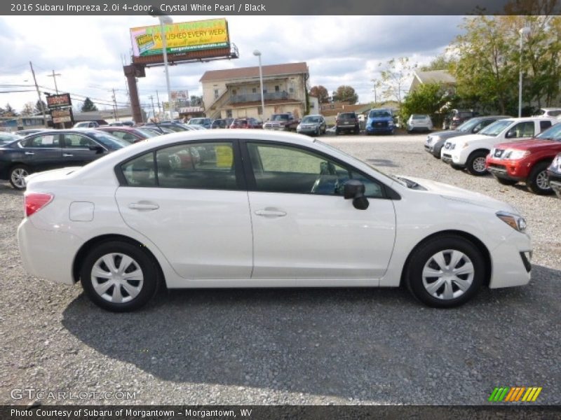 Crystal White Pearl / Black 2016 Subaru Impreza 2.0i 4-door