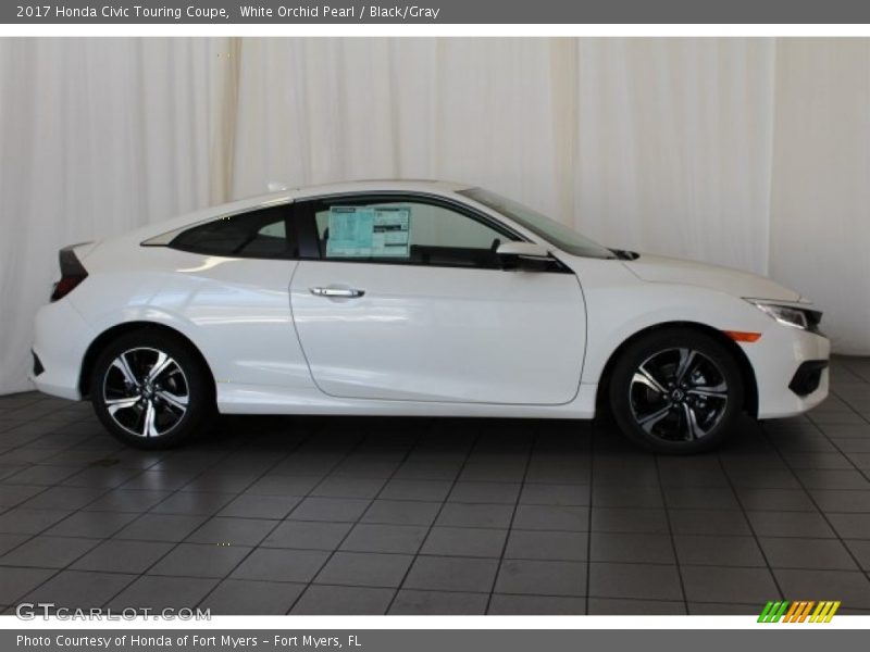  2017 Civic Touring Coupe White Orchid Pearl