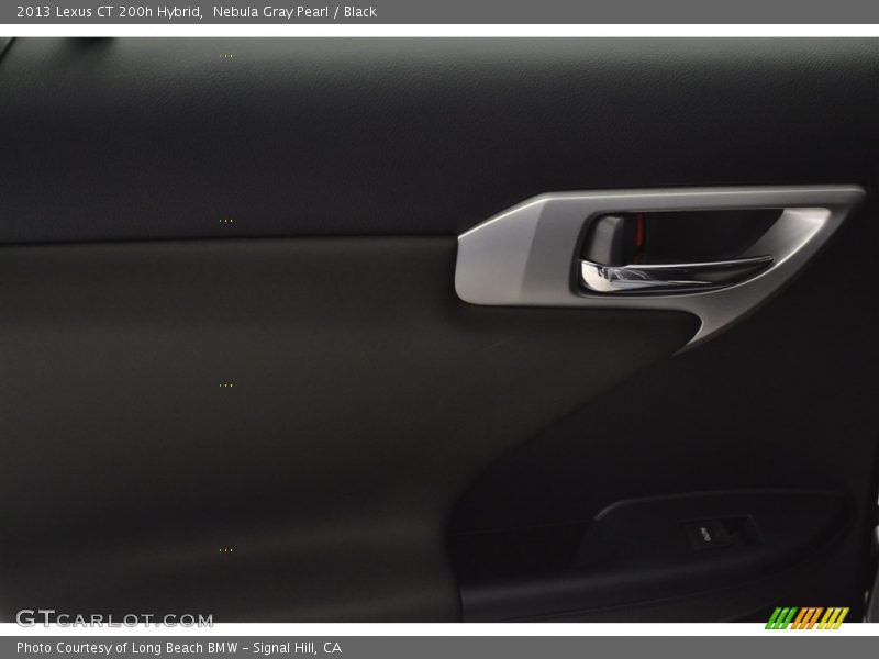 Nebula Gray Pearl / Black 2013 Lexus CT 200h Hybrid