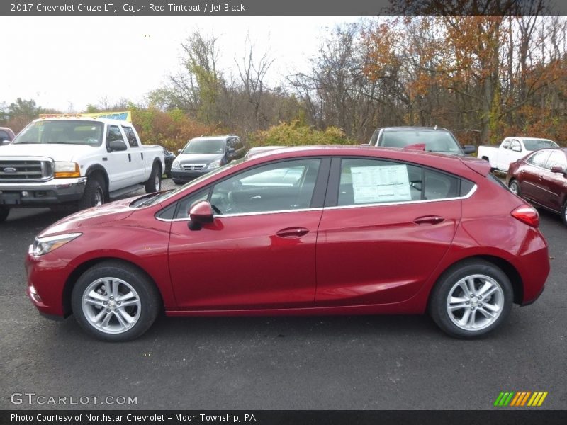 Cajun Red Tintcoat / Jet Black 2017 Chevrolet Cruze LT