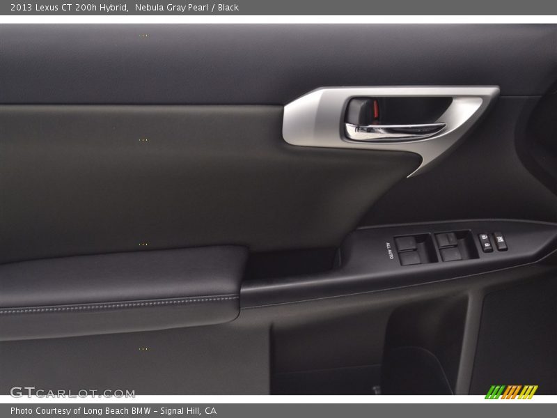 Nebula Gray Pearl / Black 2013 Lexus CT 200h Hybrid