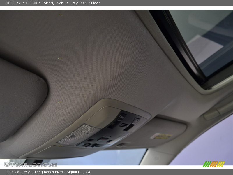 Nebula Gray Pearl / Black 2013 Lexus CT 200h Hybrid