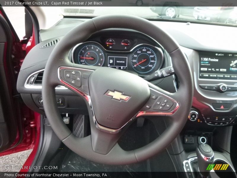 Cajun Red Tintcoat / Jet Black 2017 Chevrolet Cruze LT