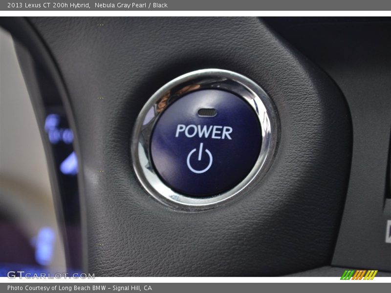 Nebula Gray Pearl / Black 2013 Lexus CT 200h Hybrid