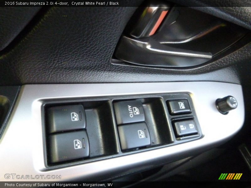 Crystal White Pearl / Black 2016 Subaru Impreza 2.0i 4-door