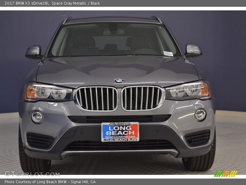 Space Gray Metallic / Black 2017 BMW X3 sDrive28i