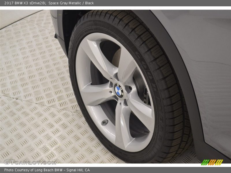 Space Gray Metallic / Black 2017 BMW X3 sDrive28i