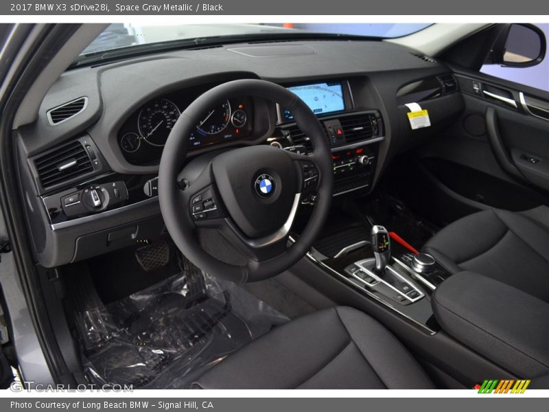Space Gray Metallic / Black 2017 BMW X3 sDrive28i