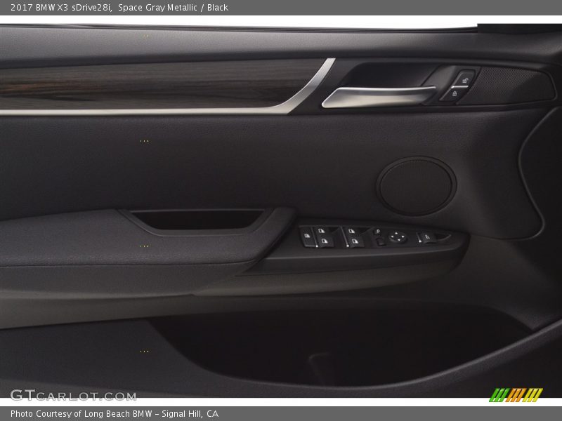 Space Gray Metallic / Black 2017 BMW X3 sDrive28i