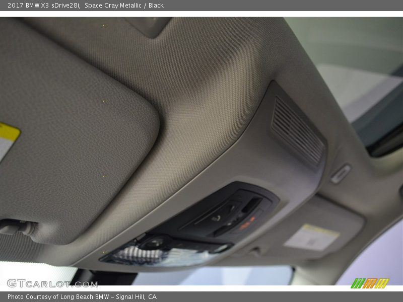Space Gray Metallic / Black 2017 BMW X3 sDrive28i