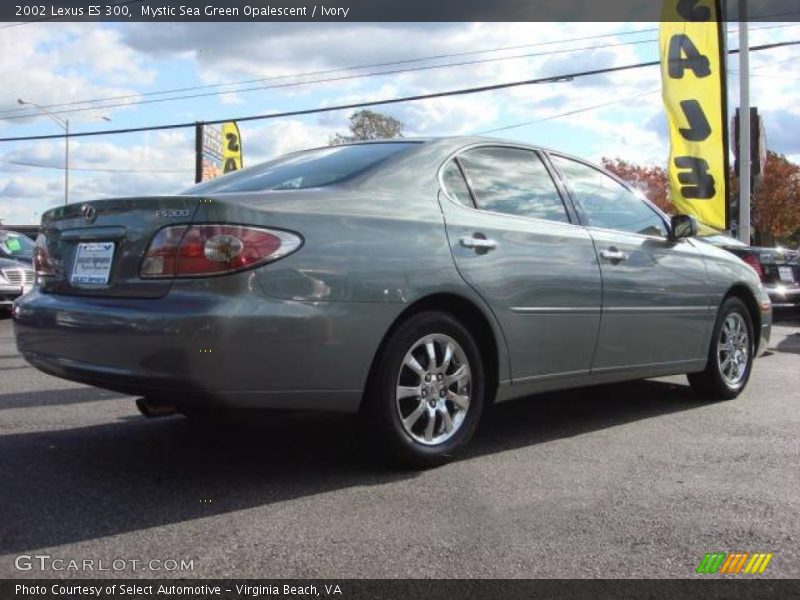 Mystic Sea Green Opalescent / Ivory 2002 Lexus ES 300
