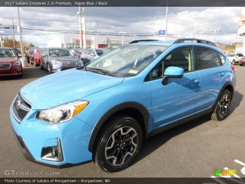 Hyper Blue / Black 2017 Subaru Crosstrek 2.0i Premium