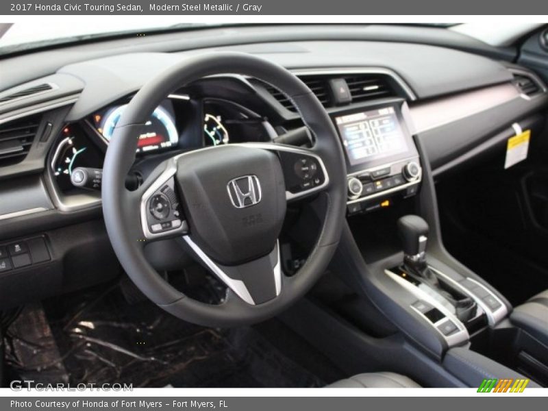 Dashboard of 2017 Civic Touring Sedan