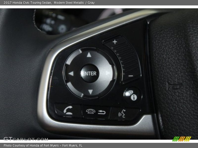 Controls of 2017 Civic Touring Sedan