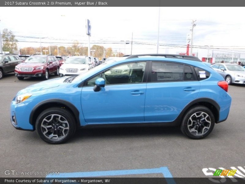 Hyper Blue / Black 2017 Subaru Crosstrek 2.0i Premium