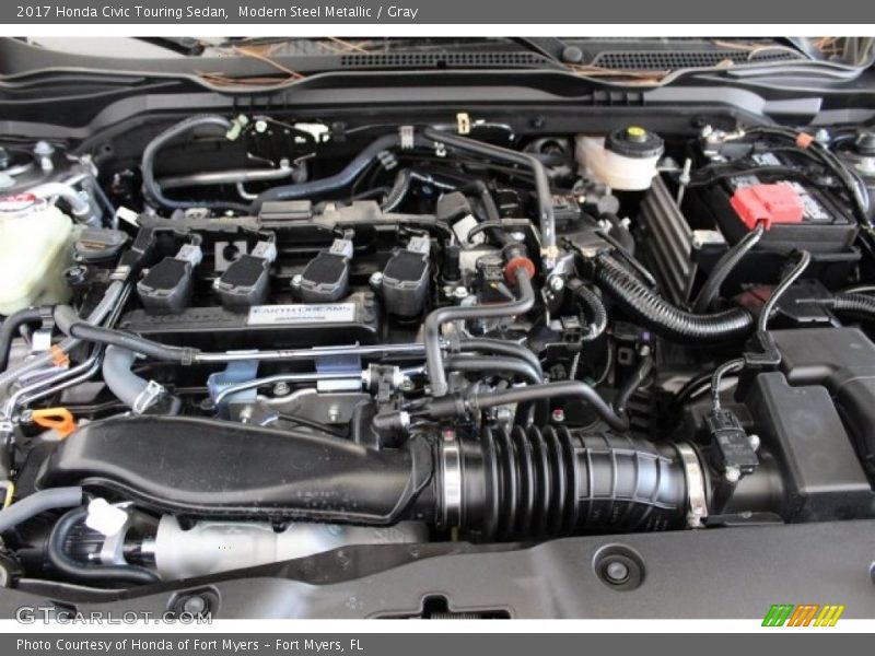  2017 Civic Touring Sedan Engine - 1.5 Liter Turbocharged DOHC 16-Valve 4 Cylinder