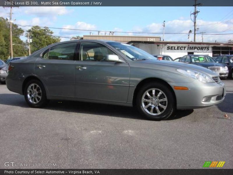 Mystic Sea Green Opalescent / Ivory 2002 Lexus ES 300