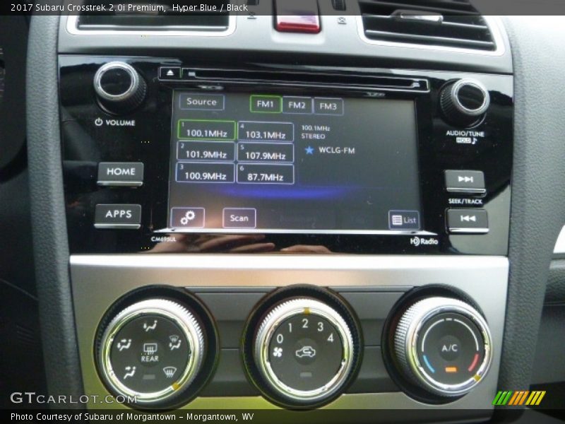 Controls of 2017 Crosstrek 2.0i Premium
