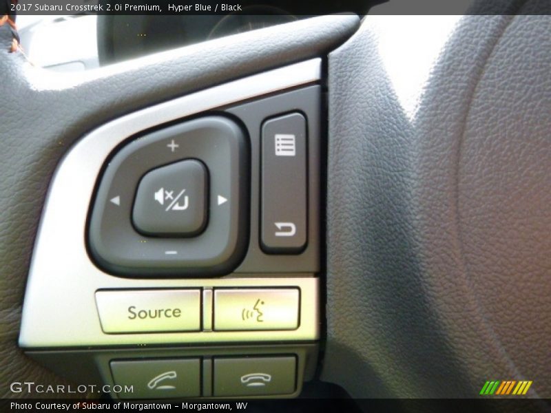 Controls of 2017 Crosstrek 2.0i Premium