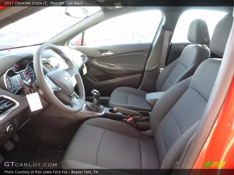 Red Hot / Jet Black 2017 Chevrolet Cruze LT