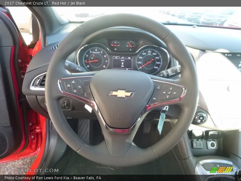 Red Hot / Jet Black 2017 Chevrolet Cruze LT