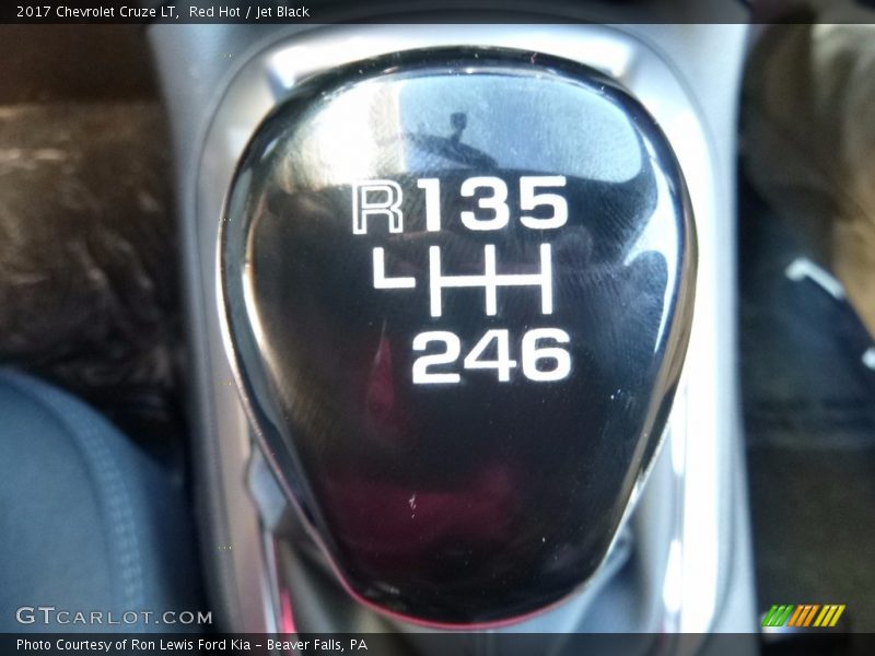  2017 Cruze LT 6 Speed Manual Shifter