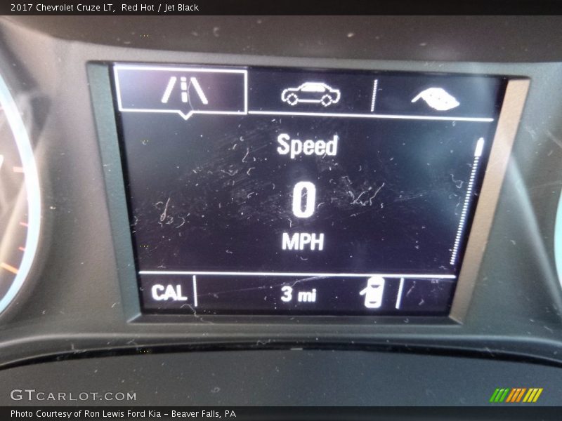 Red Hot / Jet Black 2017 Chevrolet Cruze LT