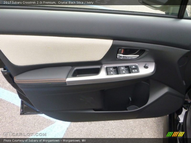 Crystal Black Silica / Ivory 2017 Subaru Crosstrek 2.0i Premium