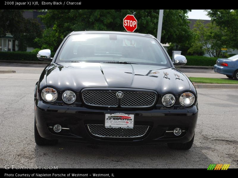 Ebony Black / Charcoal 2008 Jaguar XJ XJ8