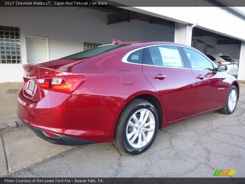 Cajun Red Tintcoat / Jet Black 2017 Chevrolet Malibu LT