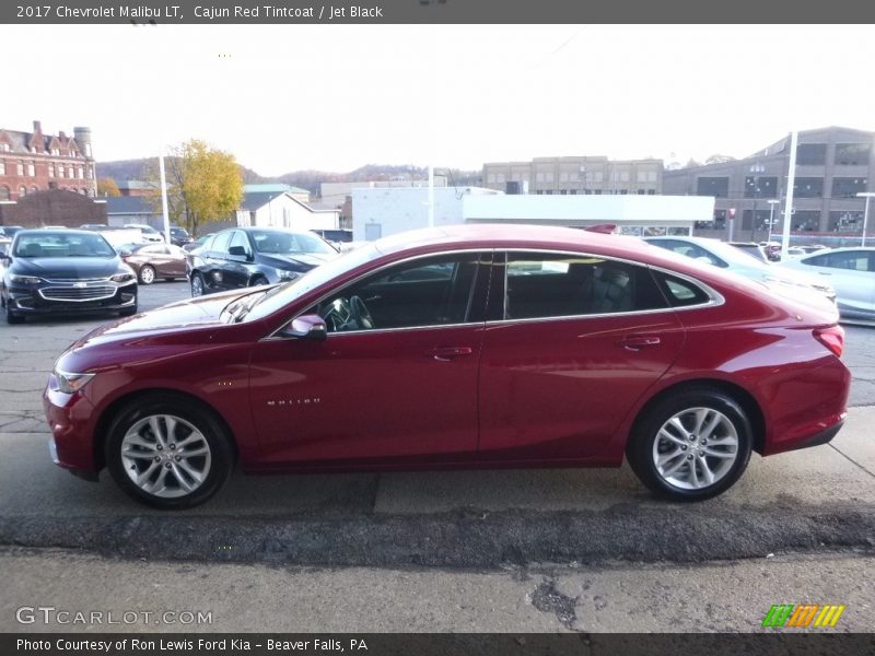 Cajun Red Tintcoat / Jet Black 2017 Chevrolet Malibu LT