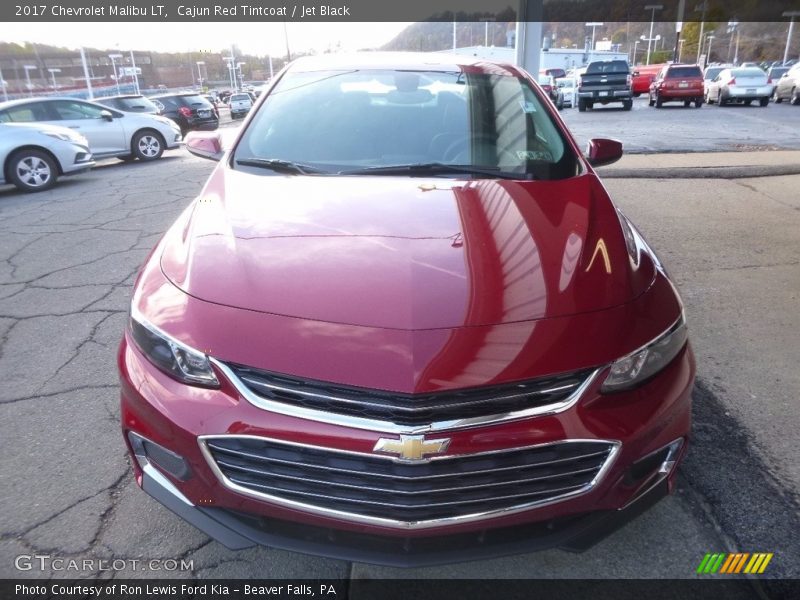 Cajun Red Tintcoat / Jet Black 2017 Chevrolet Malibu LT