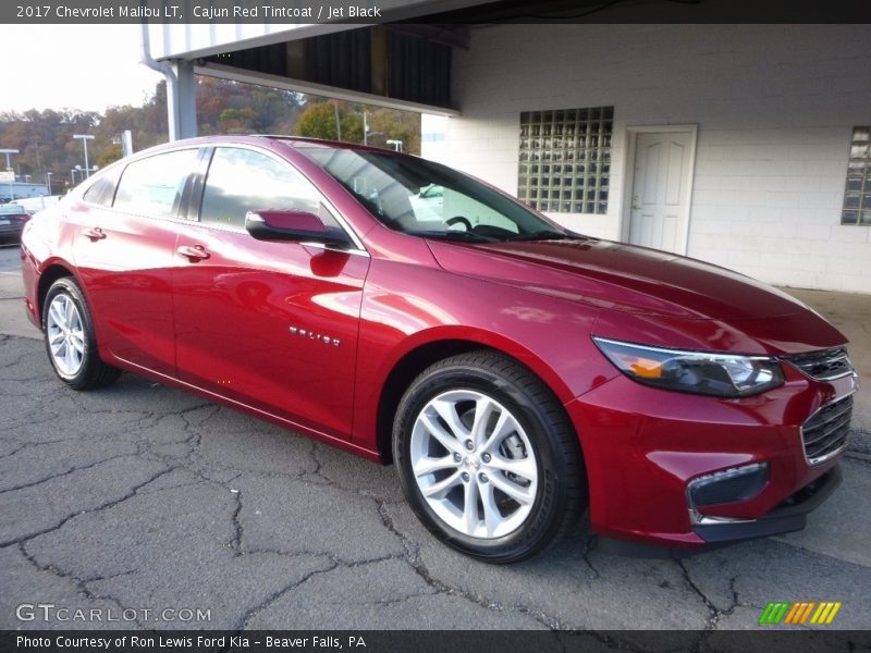 Cajun Red Tintcoat / Jet Black 2017 Chevrolet Malibu LT