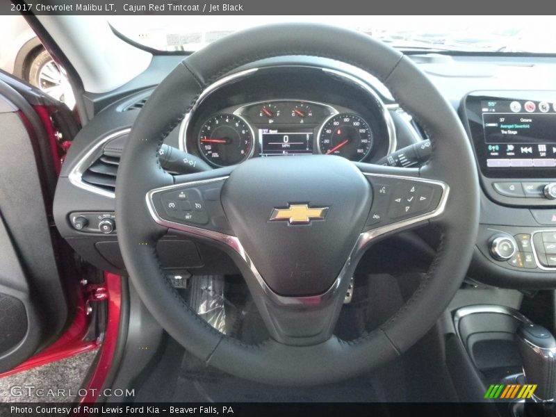 Cajun Red Tintcoat / Jet Black 2017 Chevrolet Malibu LT
