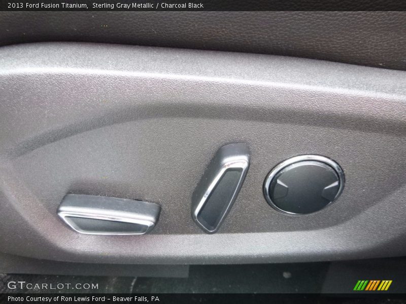 Sterling Gray Metallic / Charcoal Black 2013 Ford Fusion Titanium