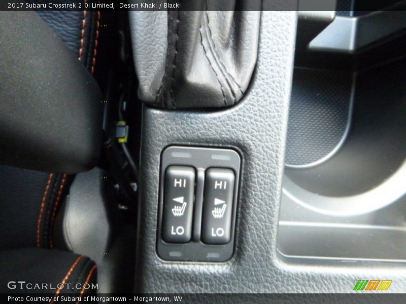 Controls of 2017 Crosstrek 2.0i Limited