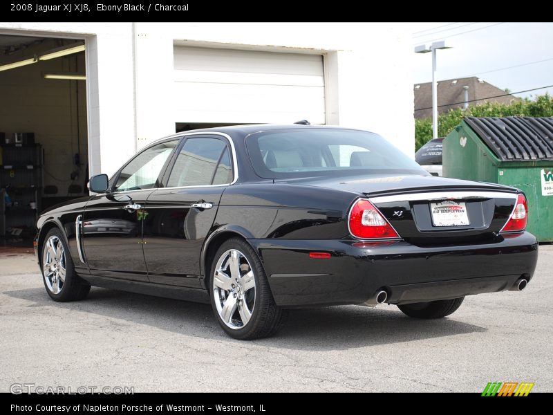 Ebony Black / Charcoal 2008 Jaguar XJ XJ8