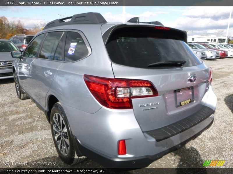 Ice Silver Metallic / Slate Black 2017 Subaru Outback 3.6R Limited