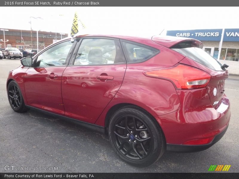 Ruby Red / Charcoal Black 2016 Ford Focus SE Hatch