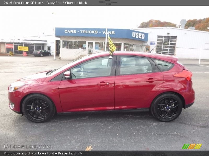 Ruby Red / Charcoal Black 2016 Ford Focus SE Hatch