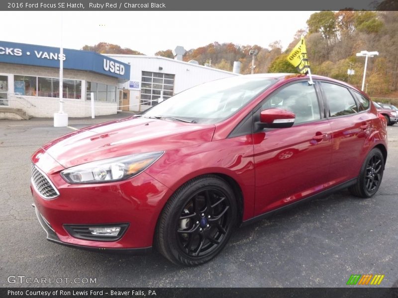 Ruby Red / Charcoal Black 2016 Ford Focus SE Hatch