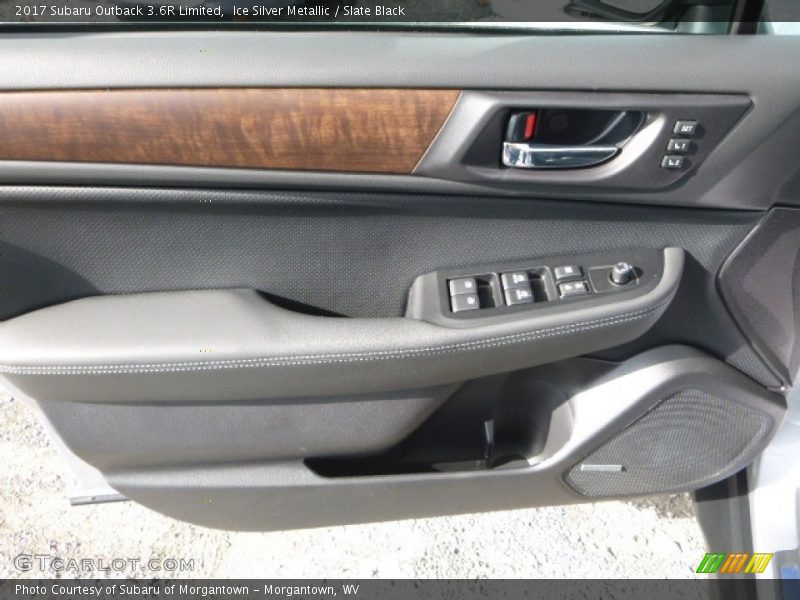 Ice Silver Metallic / Slate Black 2017 Subaru Outback 3.6R Limited