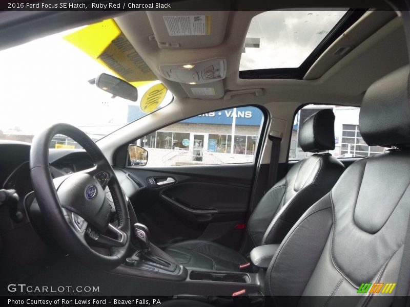 Ruby Red / Charcoal Black 2016 Ford Focus SE Hatch