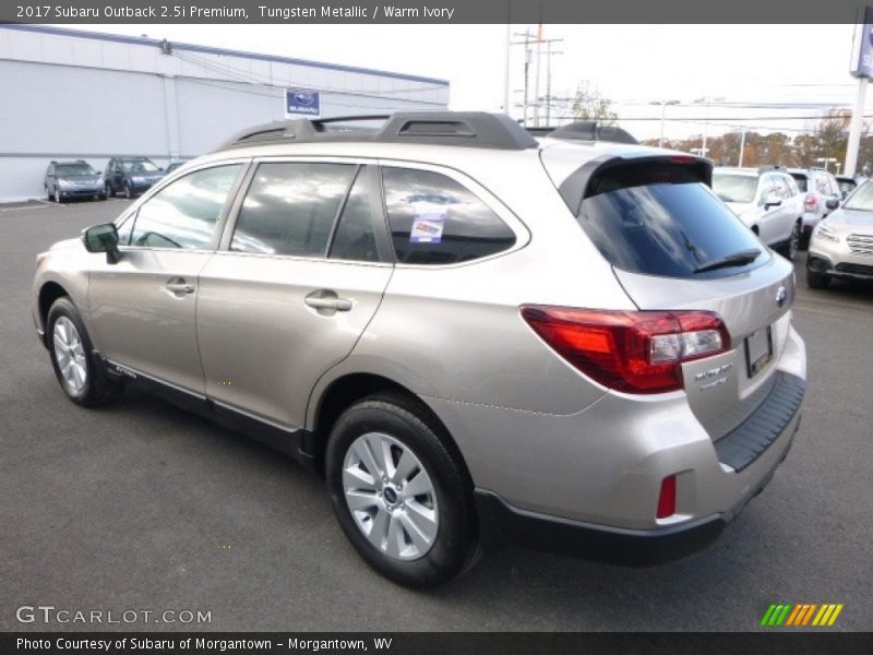 Tungsten Metallic / Warm Ivory 2017 Subaru Outback 2.5i Premium