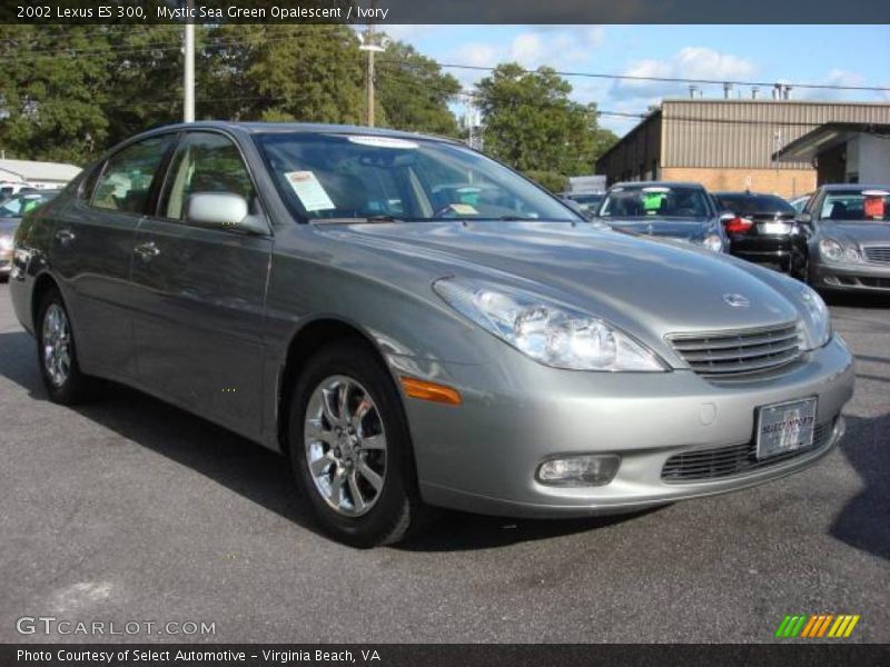 Mystic Sea Green Opalescent / Ivory 2002 Lexus ES 300
